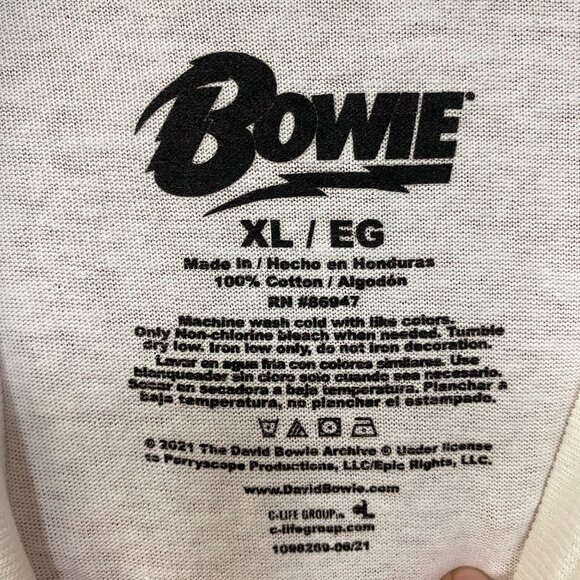 David Bowie Retro Graphic T-Shirt Size XL - Picture 4 of 4